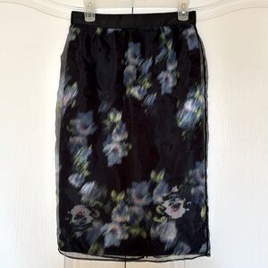 Hanbok Ink Wash Painting Pattern Skirt
